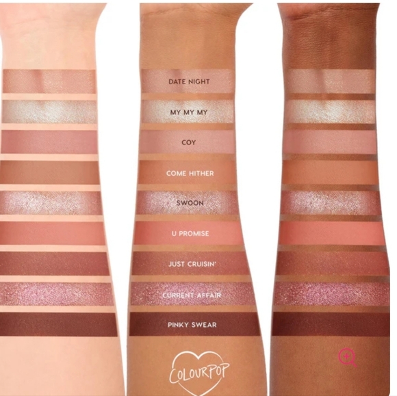 ColourPop 9-Pan Eyeshadow Palette: Blush Baby (Pinky Nude Tones), NIB - Picture 6 of 9